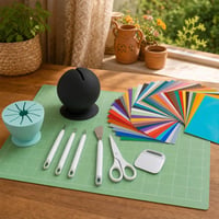 Set za plotanje: 8 alata za čišćenje + držač otpadaka + 55 vinyl naljepnica 1