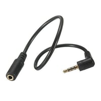 Aux 90 fokos derékszögű 3,5 mm-es hosszabbító kábel szett, 2 db 6