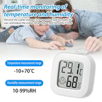 RUIZHI 3 db-os Mini Digitális Hőmérő és Páramérő LCD Kijelzővel - Otthoni és Irodai Légkondicionáláshoz 5