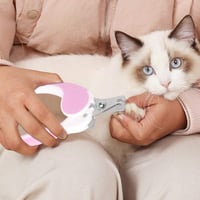 Profi rózsaszín macskaköröm vágó és reszelő vastag karmokhoz 9