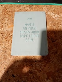Grafik-Werkstatt 2027 planer A6, svijetloplave korice od umjetne kože, kalendar za planiranje, mrlje na koricama (stanje: vidi 2. sliku) 2