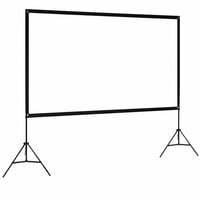 Ecran de proiecție VISULAPEX de 120 inch cu trepied, HD 4K, 16:9, unghi de vizualizare 160°, portabil — lipsește setul de fixare (stare: vezi a 2-a imagine) 1