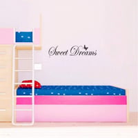 Fatiya Sweet Dreams Falmatrica 58x16 cm - Öntapadós Dekoratív Vinyl Felirat Hálószobába, Nappaliba - Vízálló, Környezetbarát Faldekoráció 2