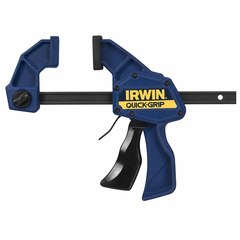 IRWIN T518QCEL7 Egykezes Szorítóbilincs 450 mm (18") Medium-Duty Gyorsbefogó — hiányzó szorítóbilincs-fél (állapot: lásd a 2. képet)