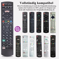 FOXRMT Univerzális Távirányító Panasonic TV-hez - Kompatibilis HDTV LCD LED Smart TV Modellekkel, Netflix és Viera Link Gombokkal, Programoz 2