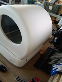 Meowant Öntisztító Macska WC Alkalmazásvezérléssel és Szagtalanítóval, Fejlett Biztonsági Rendszerrel, Automata Macskatoalett, Használt 5