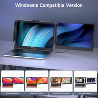 SMISEACOW 14" FHD IPS Hordozható Monitor Laptophoz, Telefonhoz, Játékkonzolhoz 3