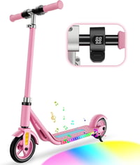 Escroll elektromos roller gyerekeknek 6+ - LED, Bluetooth, állítható magasság 1