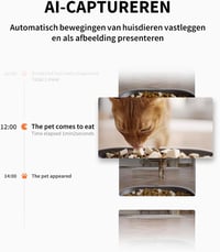 PETKIT 5L automata kamerarendszerű macska etető, kutyáknak is - 2 tálcás, HD kamerás, AI követéssel 2
