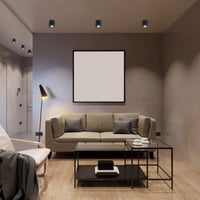 KYOTECH Forgatható Fekete LED Fali Lámpa GU10 Foglalattal 5