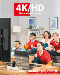 ACEFAST 65W GaN USB-C gyorstöltő 4K HDMI kimenettel, 100W kábellel - MacBook, iPad, Switch kompatibilis 3