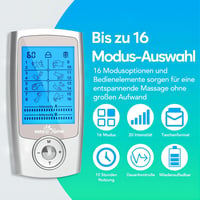 Easy@Home TENS fájdalomcsillapító készülék: USB-s, 16 programos elektromos izomstimulátor 2