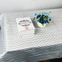 Vicloon 135x135cm Mosható Etetőszék Alátét - Vízálló Babaszőnyeg Hullámmintával 3