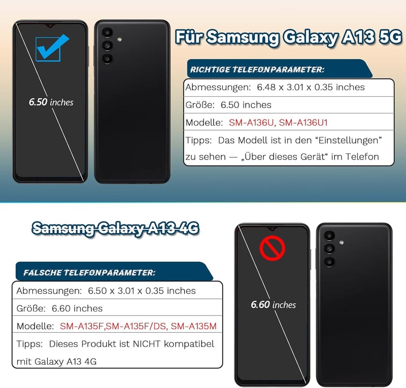 RongZy Samsung Galaxy A13 5G LCD Kijelző Csere Érintőképernyővel - Fekete Digitalizáló Panel Szerszámkészlettel A136U Modellhez

AI: RongZy 