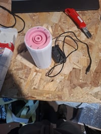 Pompă electrică pentru baloane OBEST, mini compresor electric portabil pentru umflat baloane, petreceri — Fără duză de umflare (stare: vezi imaginea 2) 2