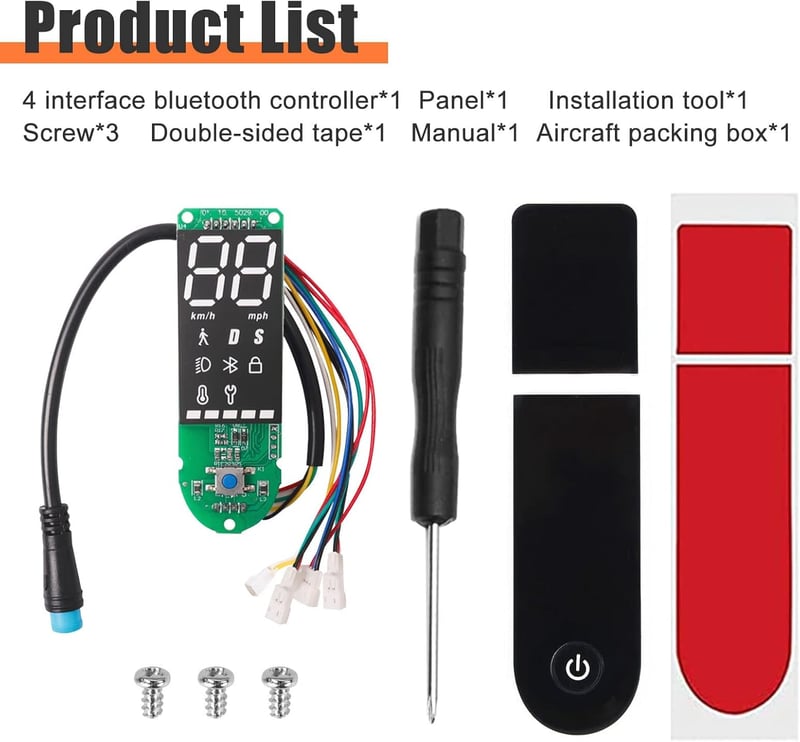 Xiaomi M365 elektromos roller műszerfal - Bluetooth-os vezérlőpanel upgrade