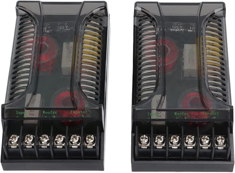 Univerzális 300W-os 2-utas autó hangszóró crossover szett (2db)