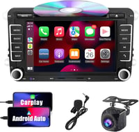 Volkswagen 7" érintőképernyős autórádió CarPlay és Android Auto támogatással - Polo, Passat, Tiguan, EOS 1