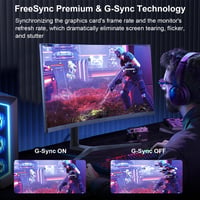 Prechen 34" Ívelt WQHD Gamer Monitor, 165Hz, 1500R, 3440×1440, HDR10, FreeSync/G-Sync, DisplayPort+HDMI, Állítható Magasság, Fekete 5