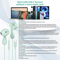 Samsung A34 5G USB-C fülhallgató mikrofonnal, iPhone 15 Pro és Galaxy A55 kompatibilis 4