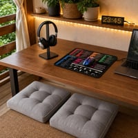 Herný set LED Magic: LED odznak + podložka + stojan + 5m LED pásik + 2x vankúš 1