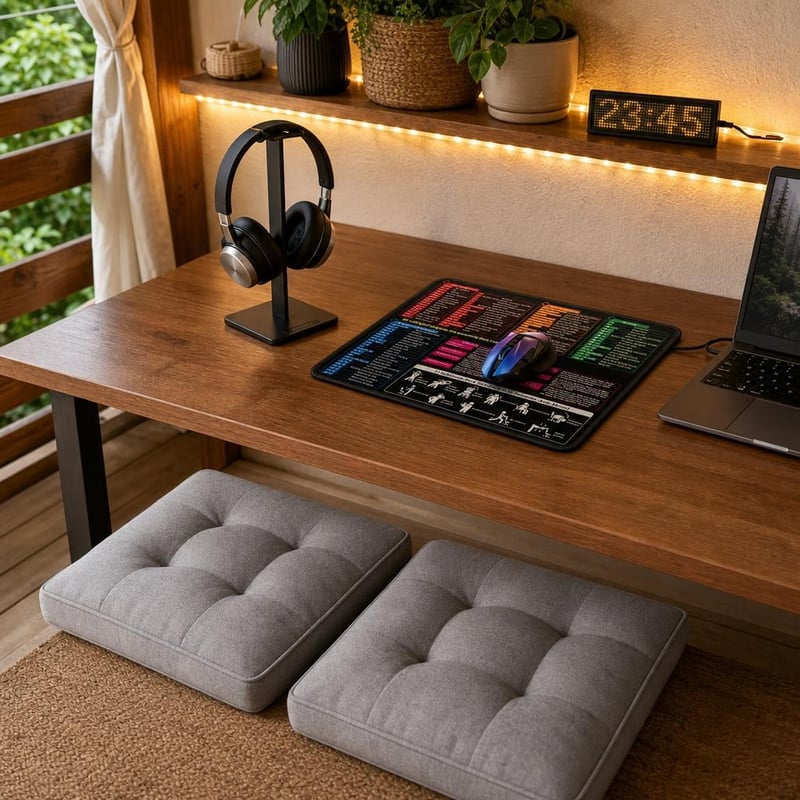 Herný set LED Magic: LED odznak + podložka + stojan + 5m LED pásik + 2x vankúš