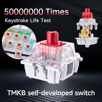 TMKB T63 Wireless Mechanikus Gamer Billentyűzet 60% RGB Háttérvilágítás Bluetooth 6