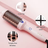 K&K Keratin Védő Ionos Hőkefe 45mm - 2in1 Hajegyenesítő és Göndörítő 4