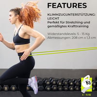 Kalahari Prémium Ellenálló Gumiszalag Szett Edzéstervvel - Fitness, Erősítés, Nyújtás 4