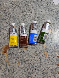 Winsor & Newton Winton Botanic olajfesték készlet 4 db 37 ml-es tubussal — 37 ml-es olajfesték-tubus nélkül (állapot: lásd a 2. képet) 2