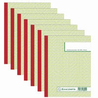 Exacompta 3251E Samokopirajući blok s kvadratićima, 50 numeriranih listova u tri primjerka, 210x148 mm, FSC certificirano, 8 komada 2