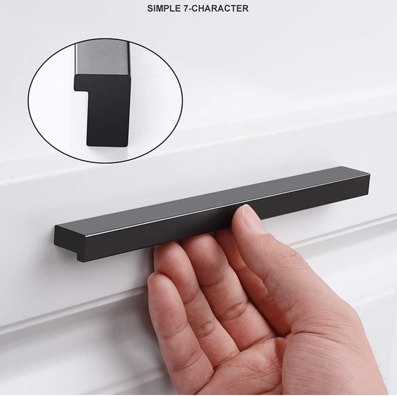 Alumínium L-alakú Szekrényfogantyú Szett 10db, 160mm - Bontott