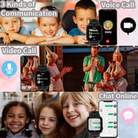 Ruopoem 4G Gyerek Okosóra GPS-szel, SIM-kártyás Telefon Videóhívás Vízálló 2