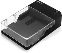 Salcar USB 3.0 külső merevlemez ház 2,5" és 3,5" SATA SSD és HDD-hez, tápegységgel 1