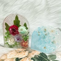 Kézműves DIY szilikon öntőforma szett - íves és csepp alakú, 2 db-os 6