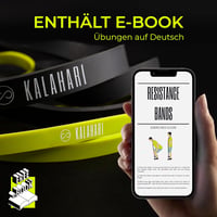 Kalahari Prémium Ellenálló Gumiszalag Szett Edzéstervvel - Fitness, Erősítés, Nyújtás 3