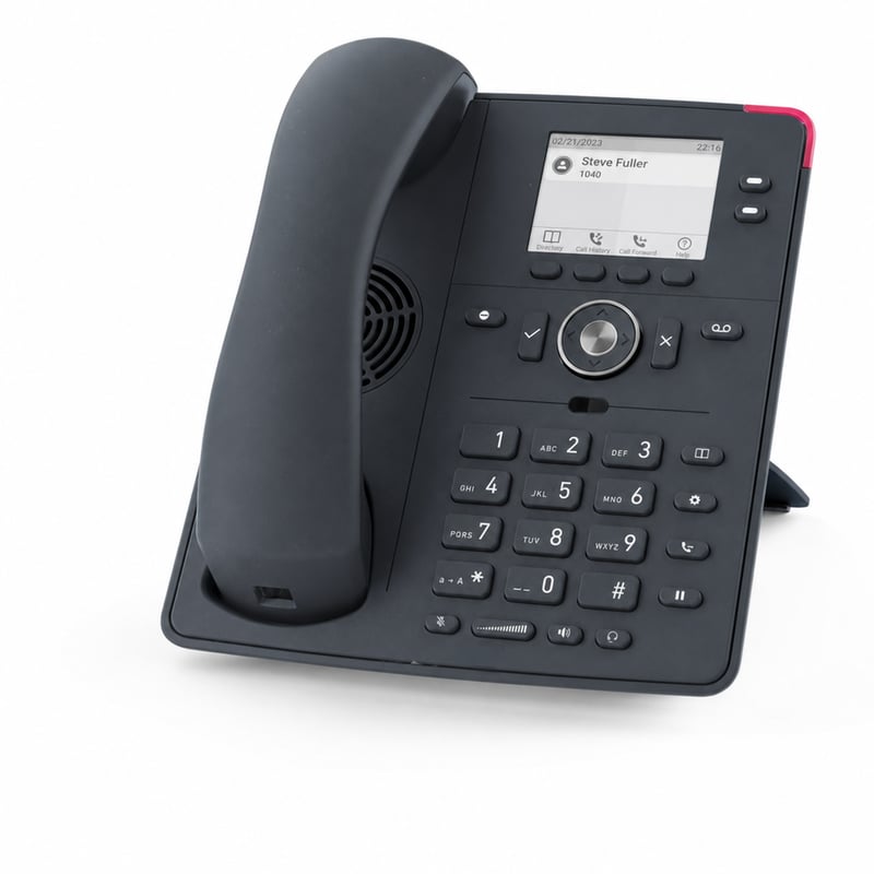 IP stolný telefón Snom D150, bridlicovo sivá, 2 SIP účty, Gigabit Ethernet, PoE, 2,8" — Produkt je mierne opotrebovaný (stav: pozri 2. obrázok)