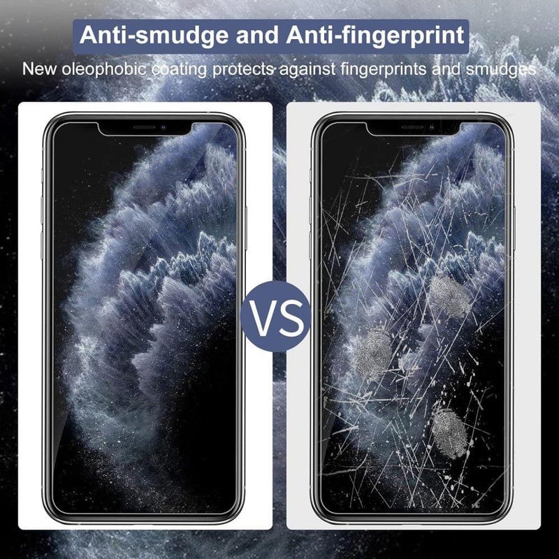 iPhone 11 Pro/XS/X Edzett Üvegfólia - 3db, 9H Keménységű, Ultratiszta BERMIEU