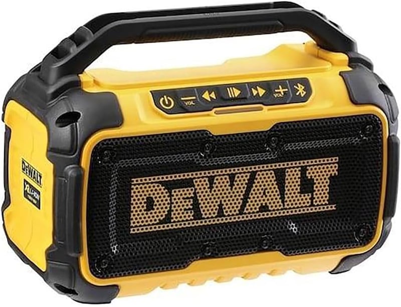 DeWalt DCR011 Bluetooth Hangszóró - Vezeték Nélküli Zenelejátszás Hordozható Kivitel, Akkumulátor Nélkül