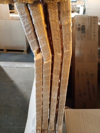 HOMCOM sklopivi paravan od 4 dijela, razdjelnik prostora 160x170 cm — donji dio sva 4 dijela je neoštećen (stanje: vidi 2. sliku) 2
