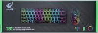 Redragon Rainbow LED 61 gombos vezeték nélküli gaming billentyűzet és egér szett - PC kompatibilis, fekete 10