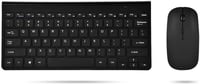 Ergonomikus vezeték nélküli billentyűzet és egér szett - Vízálló, újratölthető, csendes, fekete - PC, laptop, Smart TV 2