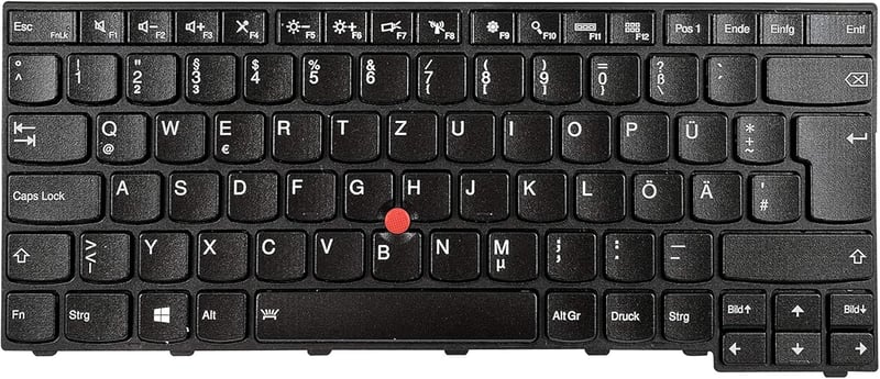 TellusRem Háttérvilágítású Német Billentyűzet Lenovo ThinkPad T460s T470s Laptopokhoz - Könnyen Telepíthető Csere Billentyűzet
