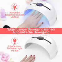 NAILGIRLS 48W UV LED Körömszárító Lámpa - Hordozható, LCD Kijelzős, 3 Időzítővel 3