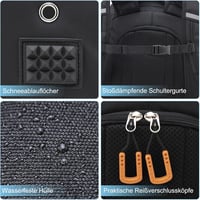 Narancs 50L Sí- és Snowboard Táska Sisaktartóval, Vízálló Nylon 5