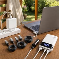 Ultimate set za punjenje: 45W magnetski punjač + 3x USB-C kabel + 60W auto punjač + 20000mAh power bank 1