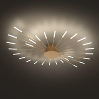 minifair Modern LED Mennyezeti Lámpa 42 Fejes Arany Virág Alakú Csillár 4000K Semleges Fényű Akril Lámpaernyővel Nappali Hálószoba Gyerekszo 2