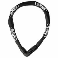 Antifurt bicicletă cu lanț ABUS Tresor 6807C, 85 cm, negru, cu cifru — pentru piese/dezmembrări: cod de blocare necunoscut (stare: vezi a 2-a imagine) 1