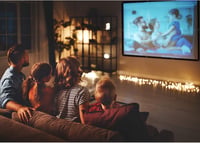 NIERBO 120" Kétoldalú Hordozható 4K 3D Vetítővászon, Fekete Hátterű, Kül- és Beltéri Használatra 6