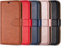 Xiaomi 12T/Pro Mágneses Bőr Flip Tok Kártyatartóval, Indigó 9